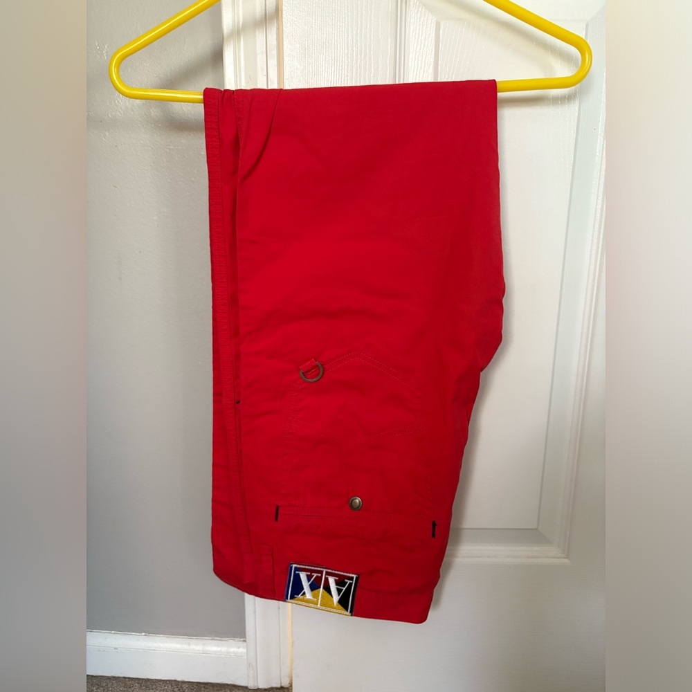Men’s red Armani Exchange casual pant